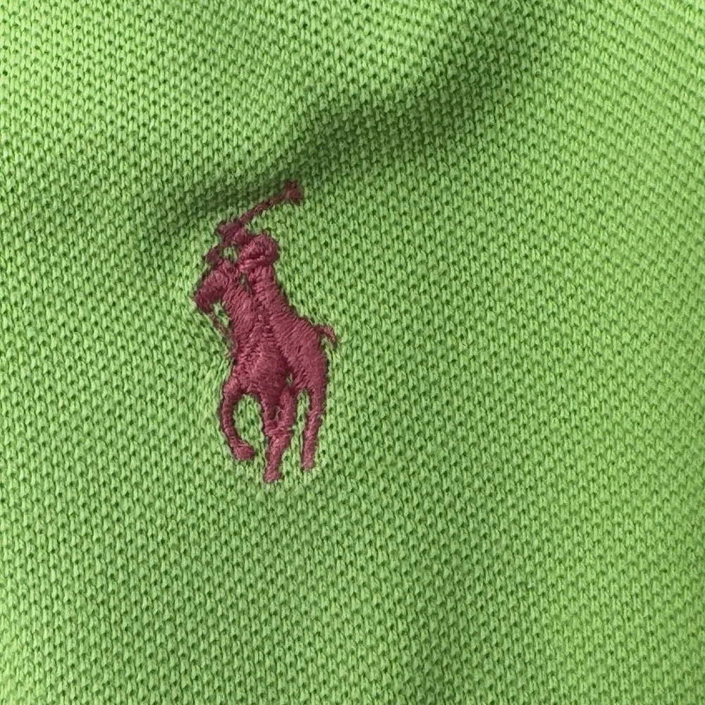 Polo Ralph Lauren Classic Fit Pique Polo Shirt Green Pink‎ Pony Cotton XL